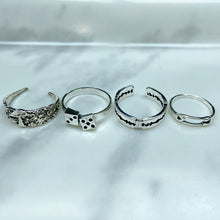 Load image into Gallery viewer, Stainless Steel Silver Series  Ring  (a set 12 pcs) RE0032