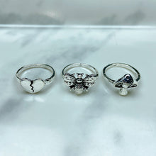 Load image into Gallery viewer, Stainless Steel Silver Series  Ring  (a set 6 pcs) RE0036