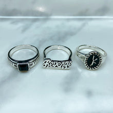 Load image into Gallery viewer, Stainless Steel Silver Series  Ring  (a set 4 pcs) RE0041