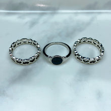 Load image into Gallery viewer, Stainless Steel Silver Series  Ring  (a set 7 pcs) RE0042