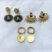 Load image into Gallery viewer, Alloy Evil Eyes Earrings EE0030