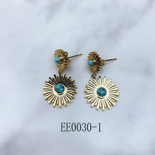 Load image into Gallery viewer, Alloy Evil Eyes Earrings EE0030