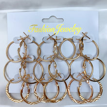 Load image into Gallery viewer, Alloy  Earrings  (a set 9 pairs ) EE0035