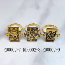 Load image into Gallery viewer, Stainless Steel Tarot Series Golden Openings Ring RD0002