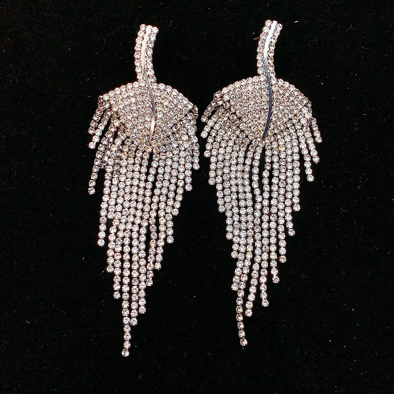 925 Silver-Pin Zircon  Earrings ED0001