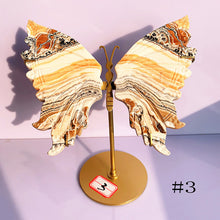 Load image into Gallery viewer, Orange Calcite  Butterfly Wings