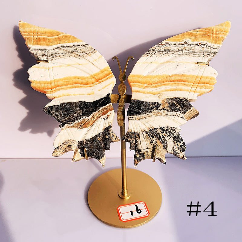 Orange Calcite  Butterfly Wings