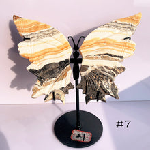 Load image into Gallery viewer, Orange Calcite  Butterfly Wings