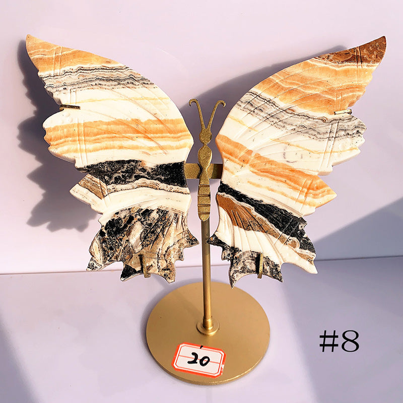 Orange Calcite  Butterfly Wings