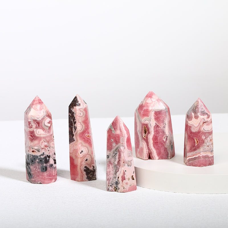 Natural Rhodochrosite Tower/Point