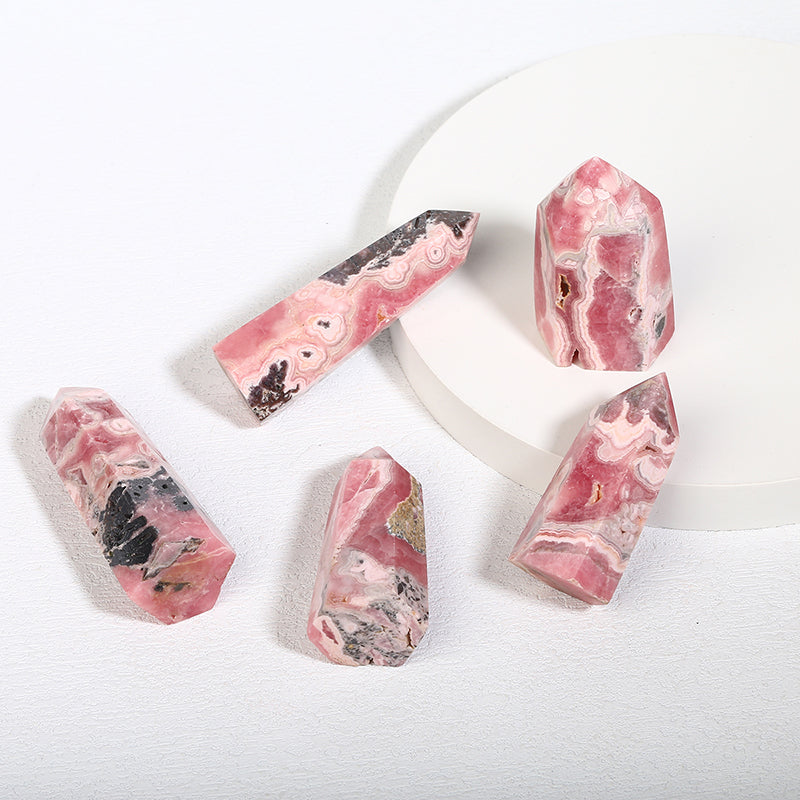 Natural Rhodochrosite Tower/Point