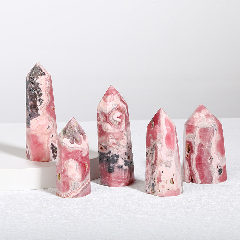 Natural Rhodochrosite Tower/Point