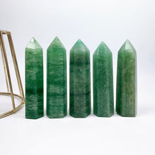 Load image into Gallery viewer, Beautiful Green Strawberry Quartz Tower/Point