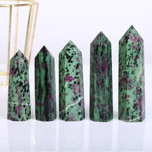 Load image into Gallery viewer, Natural Ruby Zoisite Tower/Point