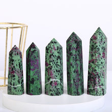 Load image into Gallery viewer, Natural Ruby Zoisite Tower/Point