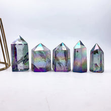 Load image into Gallery viewer, Beautiful Aura Clear Quartz Tower