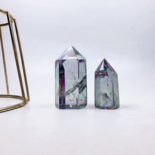 Load image into Gallery viewer, Beautiful Aura Clear Quartz Tower