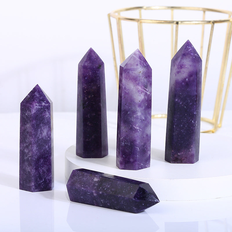 Natural Lepidolite Tower/Point