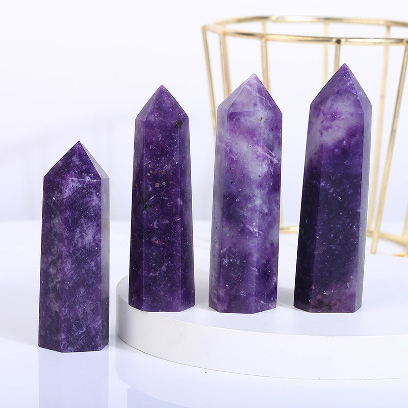 Natural Lepidolite Tower/Point