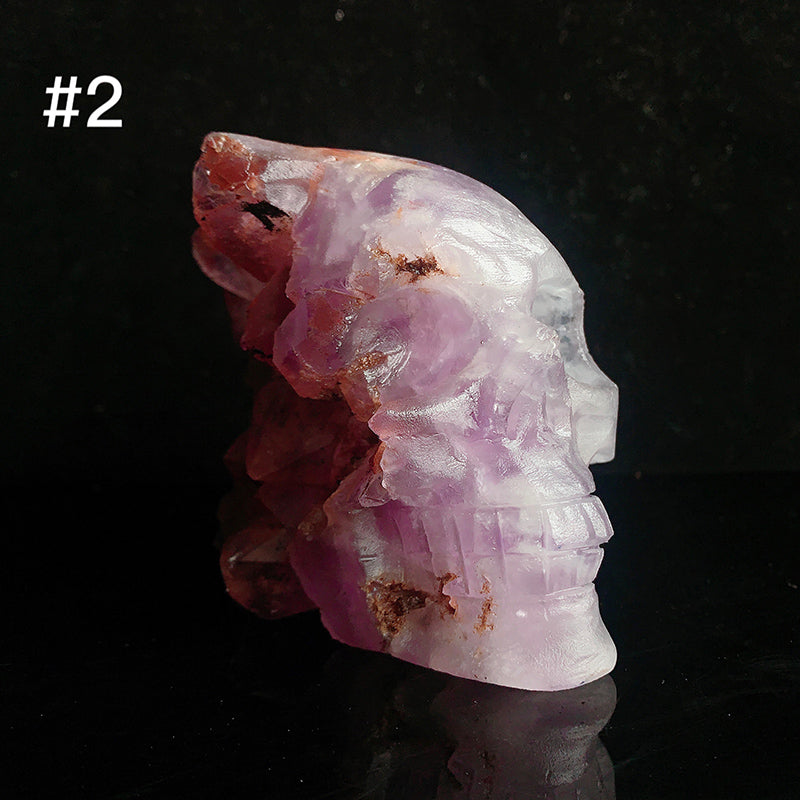 Beautiful Amethyst Cluster Skulls