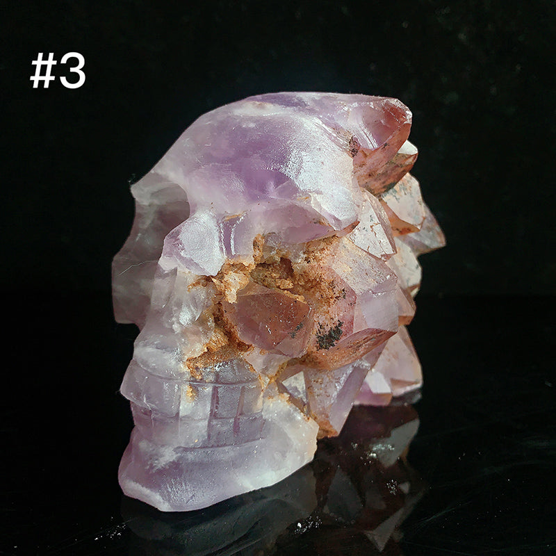 Beautiful Amethyst Cluster Skulls