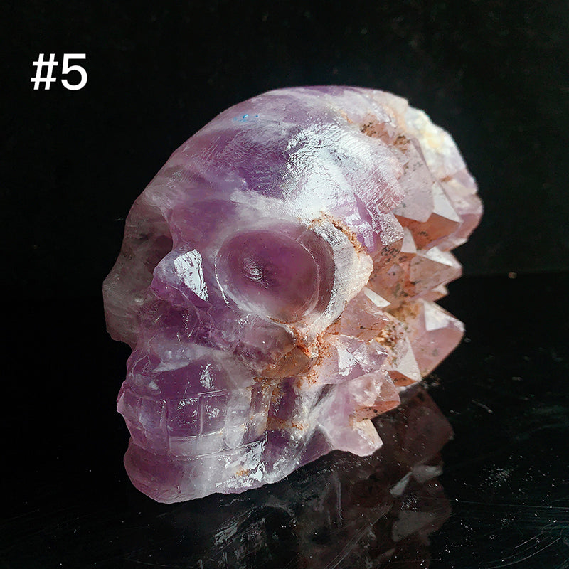 Beautiful Amethyst Cluster Skulls