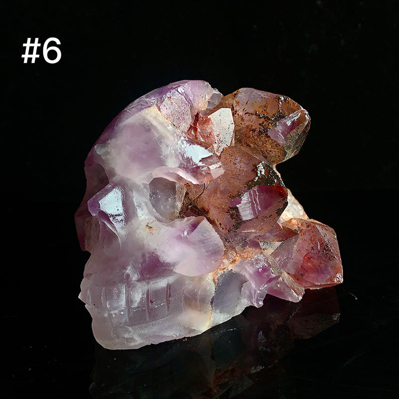 Beautiful Amethyst Cluster Skulls