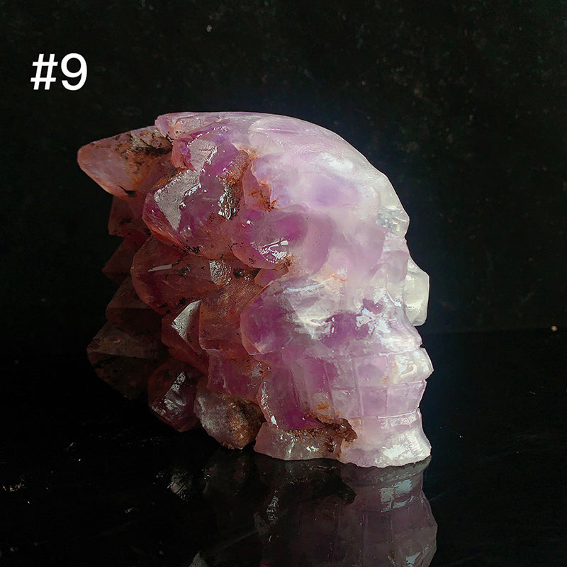 Beautiful Amethyst Cluster Skulls