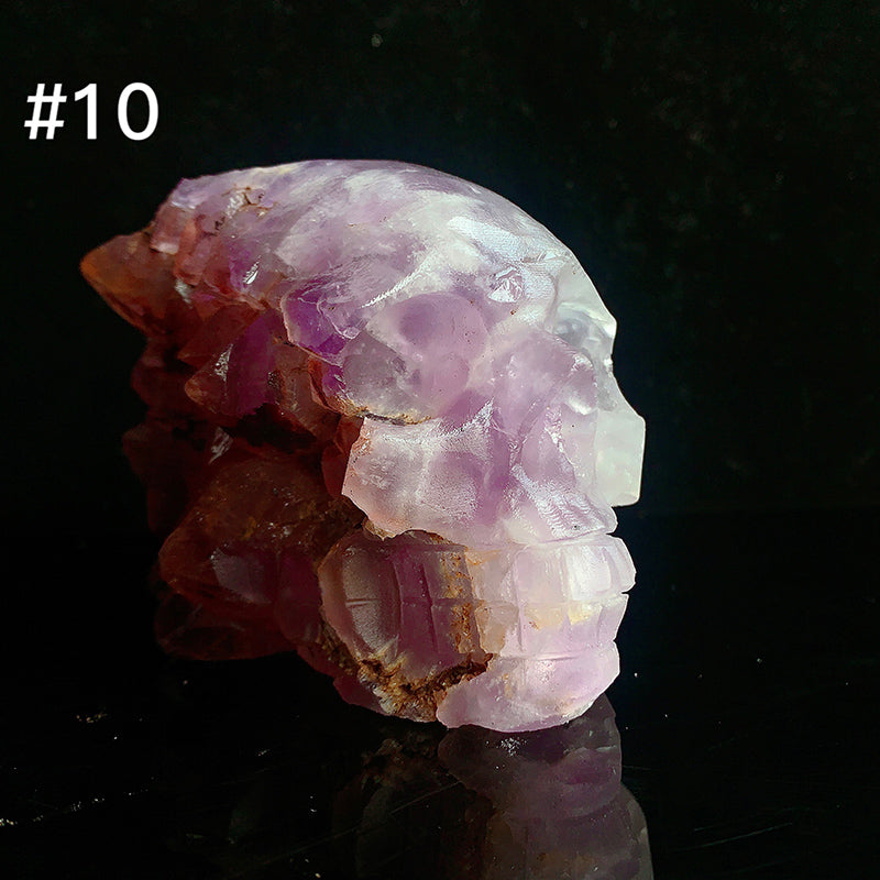 Beautiful Amethyst Cluster Skulls