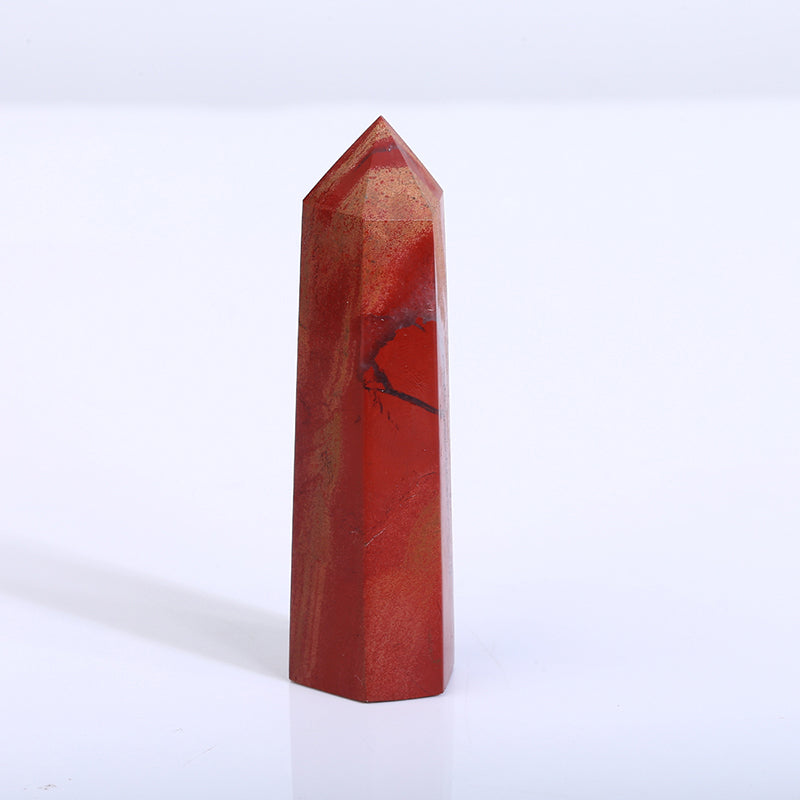 Beautiful Natural Red Jasper Tower/Point