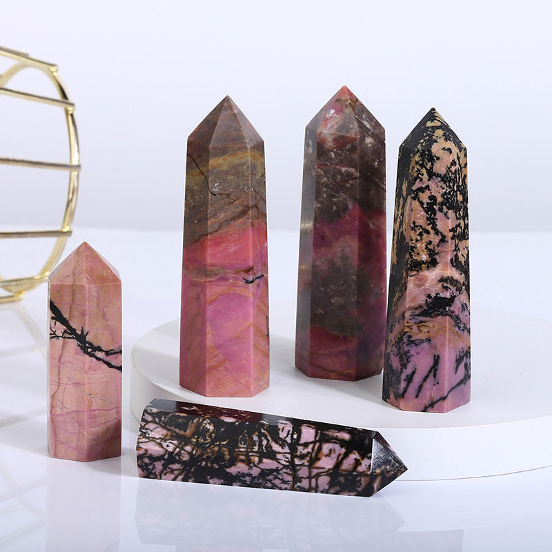 Beautiful Rhodonite Tower/Point