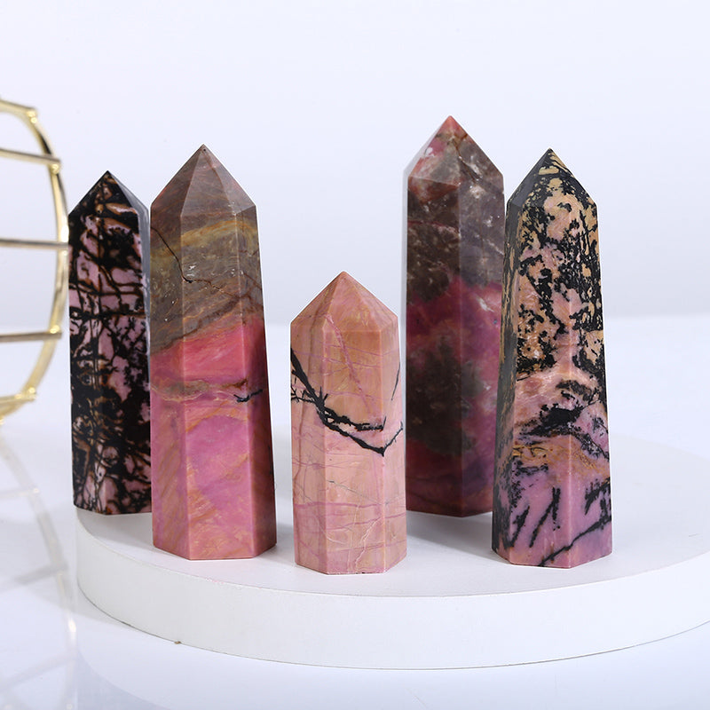 Beautiful Rhodonite Tower/Point