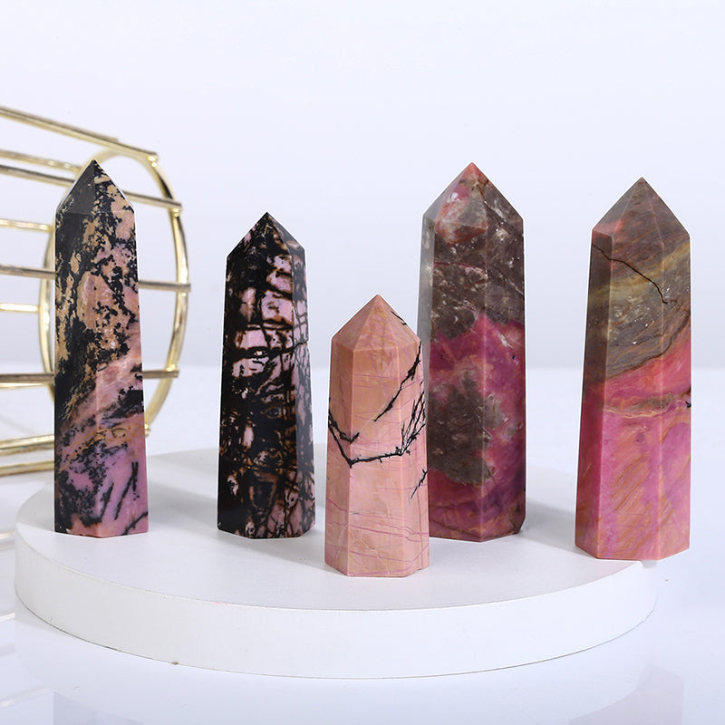 Beautiful Rhodonite Tower/Point