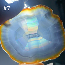 Load image into Gallery viewer, High Quality IRIS Agate Rainbow Slice