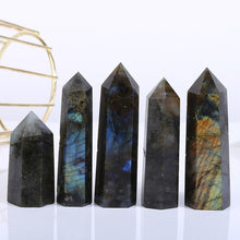 Load image into Gallery viewer, Beautiful Ntaural Labradorite Tower/Point