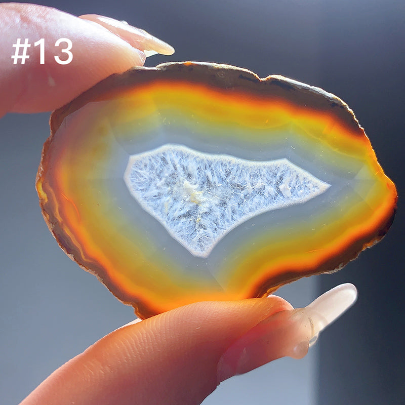 High Quality IRIS Agate Rainbow Slice