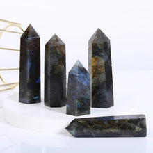 Load image into Gallery viewer, Beautiful Ntaural Labradorite Tower/Point