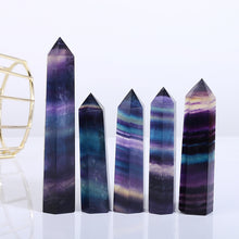 Load image into Gallery viewer, Beautiful Rainbow Fluorite Tower/Point