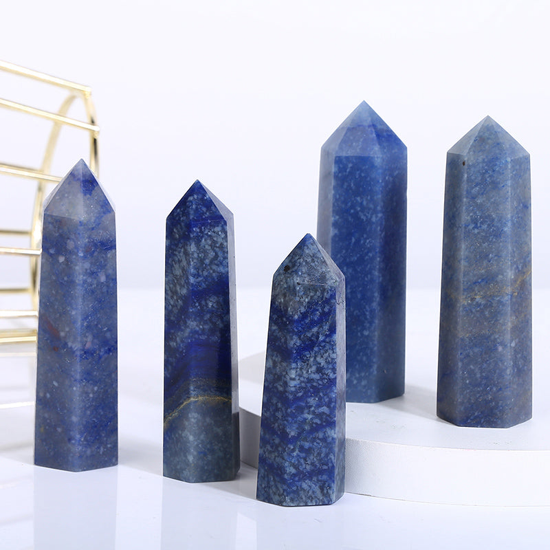 Beautiful Natural Blue Aventurine Tower/Point