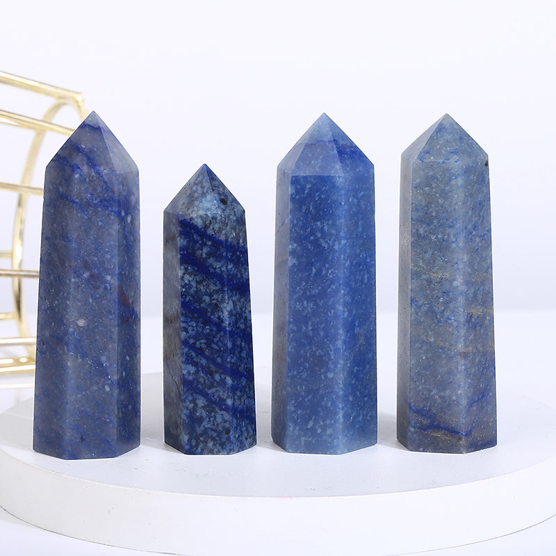 Beautiful Natural Blue Aventurine Tower/Point