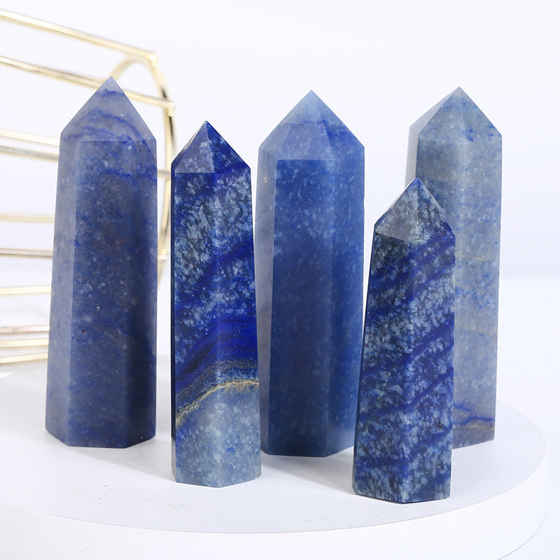 Beautiful Natural Blue Aventurine Tower/Point