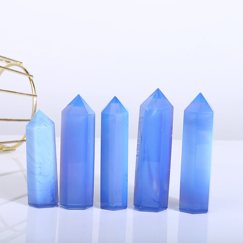 Beautiful Blue Opalite Tower/Point