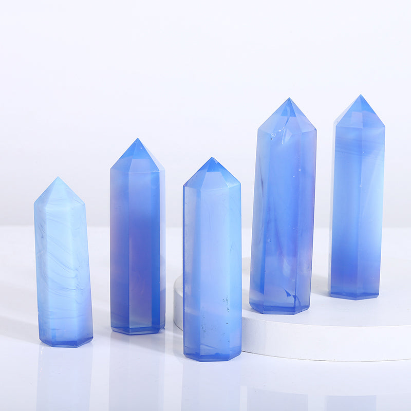 Beautiful Blue Opalite Tower/Point