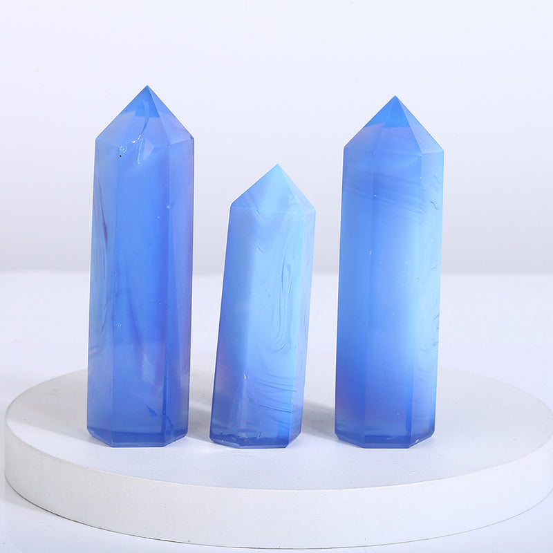 Beautiful Blue Opalite Tower/Point