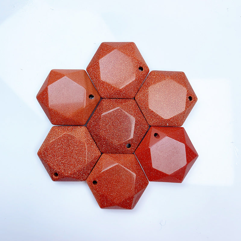 Different Material Hexagram With Hole