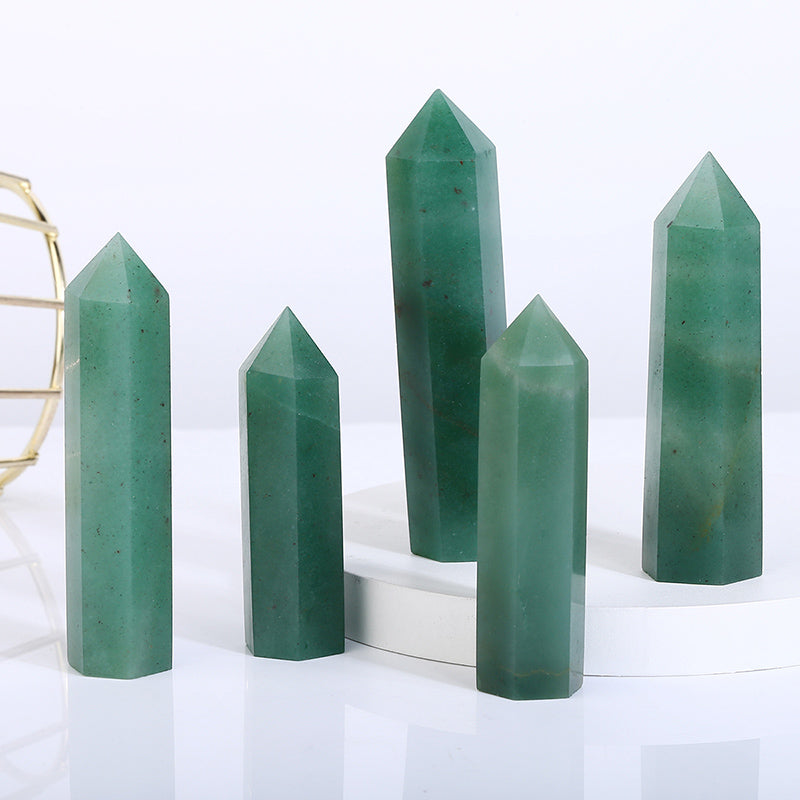 Beautiful Natural Green Aventurine Tower/Point