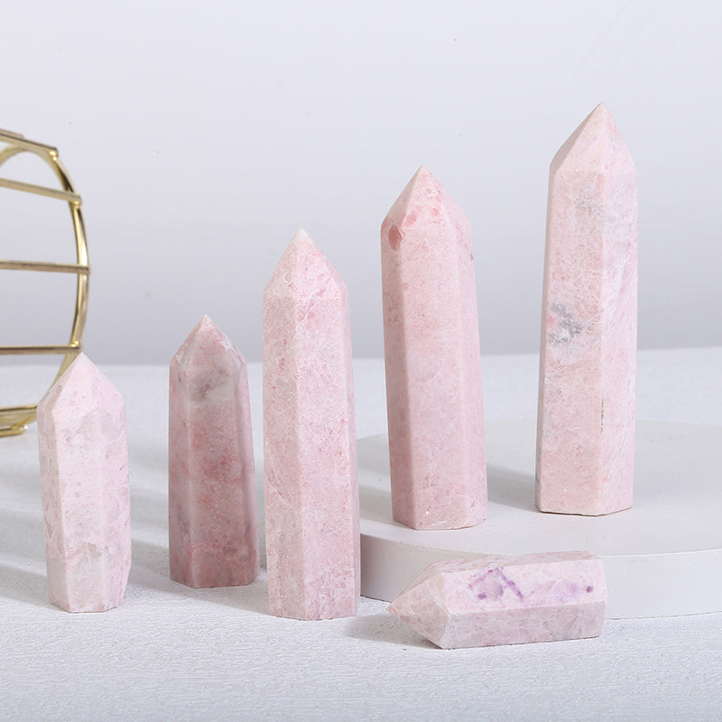 Beautiful Pink Opal Tower/Point