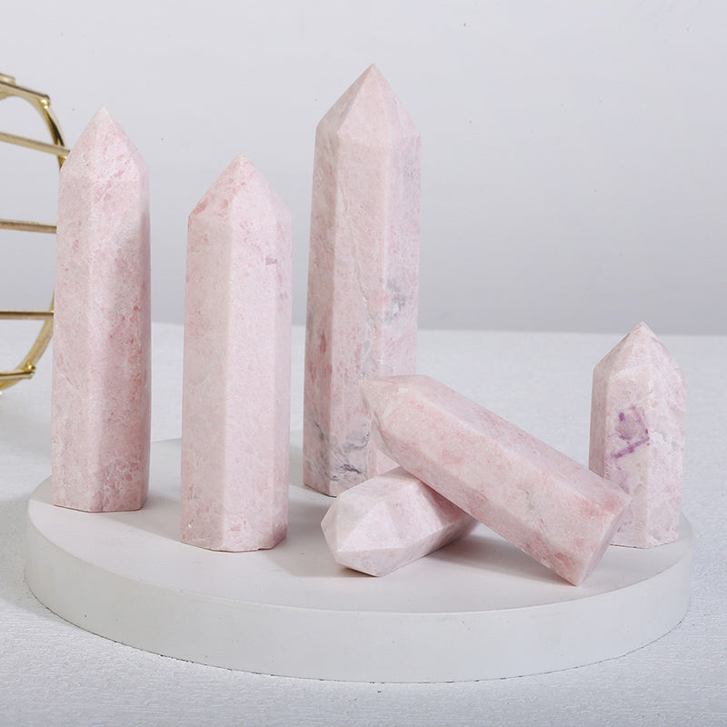 Beautiful Pink Opal Tower/Point