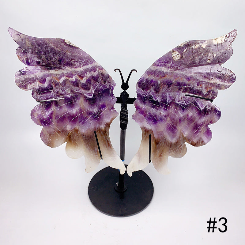 Natural Dream Amethyst Butterfly Wings