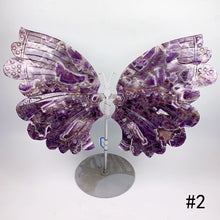 Load image into Gallery viewer, Natural Dream Amethyst Butterfly Wings